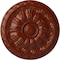 Ekena Millwork Kirke Ceiling Medallion (Fits Canopies up to 3 3/4"), Hand-Painted Firebrick, 15 3/4"OD x 5/8"P CM16KIFIF - alternate 1